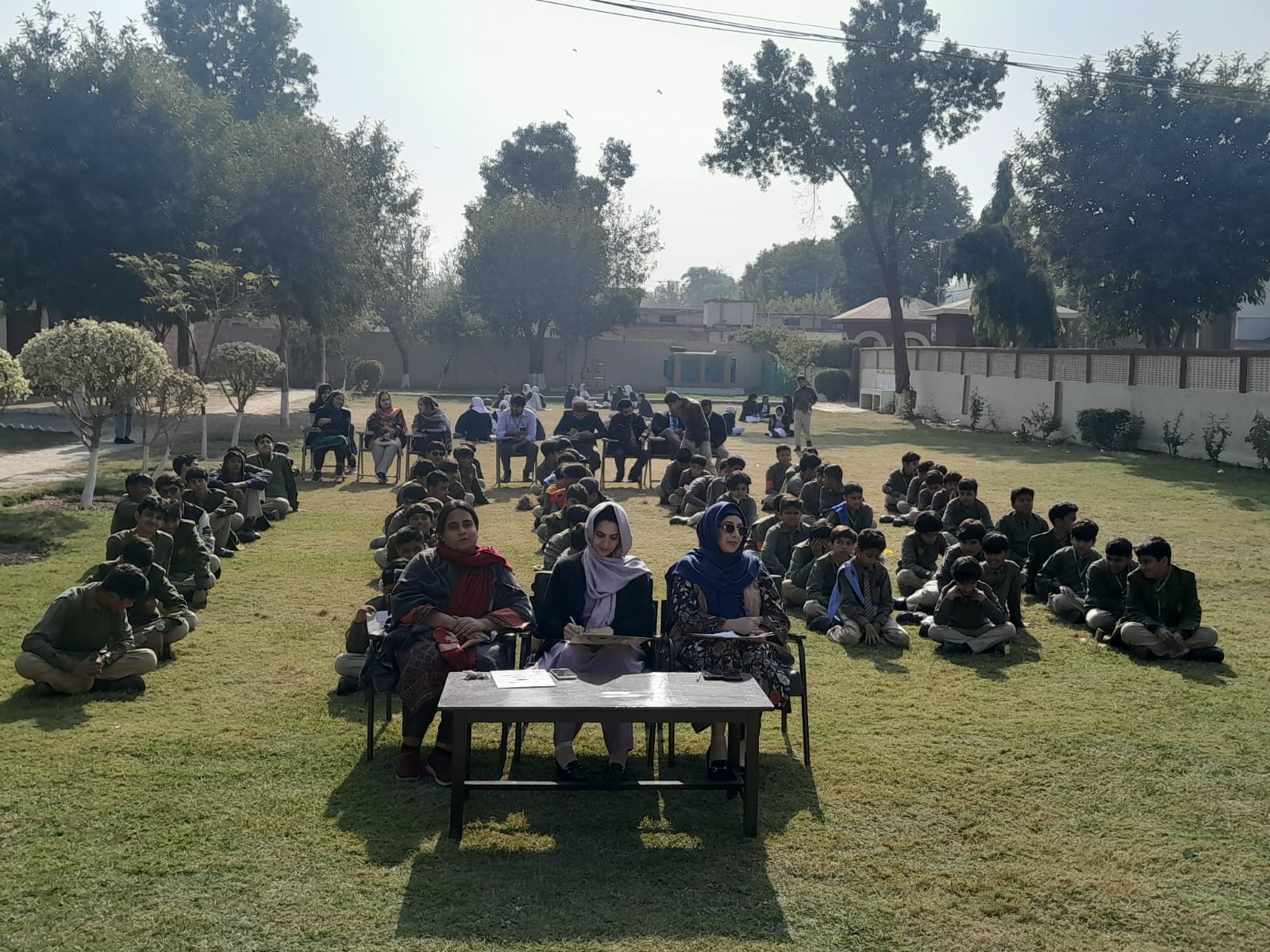 Morning assembly at Army Public College Sialkot Cantt - 2