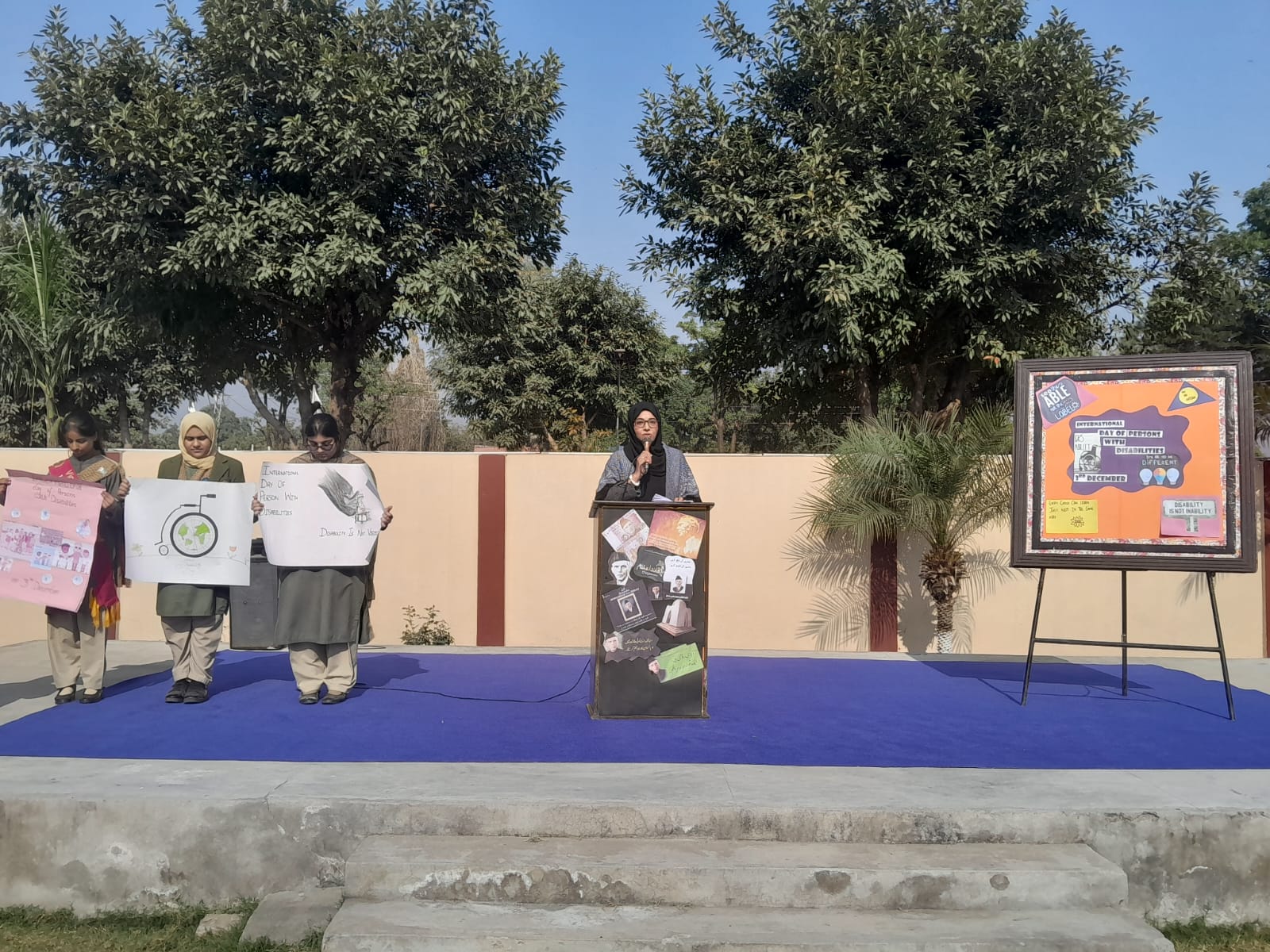Morning assembly at Army Public College Sialkot Cantt - 3